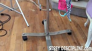 Kneel For Your Pretty Sissy Princess In Lingerie Femdom Session!