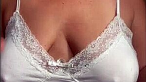 watch this chubby milf's huge gaping anal hole squirt from dirty talk masturbation