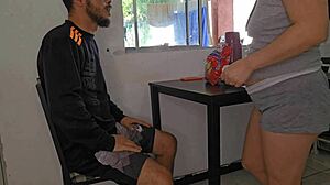 big ass aunty rides huge cock boy hard with hindi moans and pussy orgasm