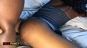 seductive ebony teen's perfect ass stretched by monster black cock