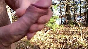 clitlicker662 flashes wet pussy and masturbates outdoors in forest update nineteen