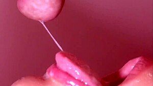 i'm... uh, loving this close up asian cum facial in my mouth??