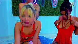 Blonde Slut Sucks Daddy Dick Then Takes Hard Doggystyle Pounding