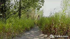 Tattooed Sonny Silver's Outdoor Pussy Toy Climax