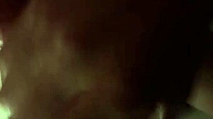 Sexy Chinese girl strokes massive cock with close-up handjob cumshot