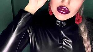 sissy kiss my lipstick lips in panties