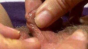 Wanna see this huge clit jerk to orgasm??