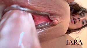 buceta gulosa craving creampie floods from huge tits squirting outdoors
