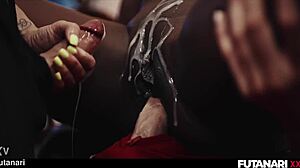 black girl double penetrated by big dick futa monsters