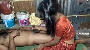 fucking indian bhabhi's nude body so hard in wild couple sex