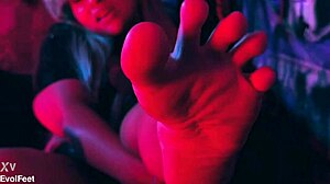 High heels goddess flaunts perfect feet toes and soles