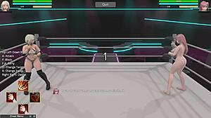 Hr2 Chase Tales Pounds Honoka With Strapon In Femdom Wrestling Clash!