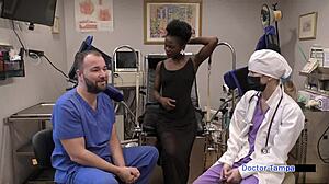 dr tampa gives rina arem a full university entrance physical with pussy spreading and orgasm