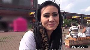 That adorable Czech teen got seduced in the mall for POV pounding