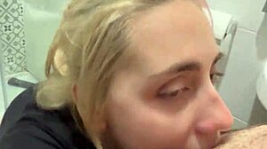 Holy shit toilet facefuck deepthroat gags me sloppy wet!