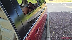 Becky Tailorxxx: Caught Cheating Stepson Public Lot Fuck?