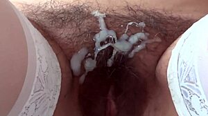 stepson pumps three huge loads into my hairy milf pussy husband cant match