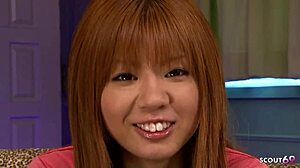 i'm cumming so hard watching this redhead japanese teen swallow my load pov