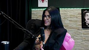 Leticia Braga shares anal tips then takes huge cock deep