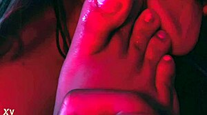 High heels goddess flaunts perfect feet toes and soles