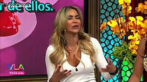 aylin mujica shows marked nipples huge ass in tight miniskirt upskirt tease