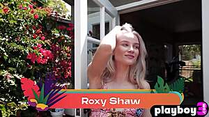 Petite blonde milf model roxy shaw 🔥 strips poses small tits pussy naked sexy body undressing 😍