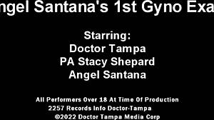 Dr Tampa's doin Angel Santana's first gyno exam