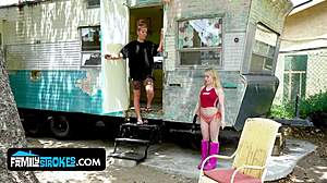 haley spades and annie king go wild trashy step threesome bareback