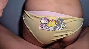 i pump cum deep into her tight small pussy as she moans through orgasm