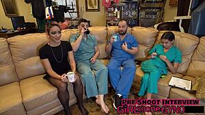 Channy Crossfire's 2022 Checkup Features Ripped Clothes, Fingering, and Tanned Striptease