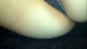 Latina Milf Masturbates for Boyfriend Before Creampie Anal Fuck