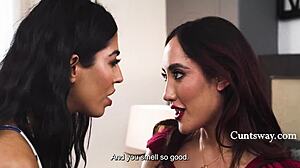 Jasmine Sherni's Big Ass Wrecks Chloe's Face