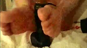the horny girl spreads wide grabs her high heels and slides them deep into her tight asshole for intense orgasm