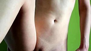 Would You Pound Petite Maiskii's Shaved Wet Pussy Hard?!