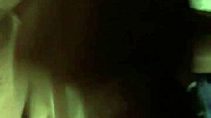 Sexy Chinese girl strokes massive cock with close-up handjob cumshot
