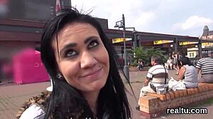 That adorable Czech teen got seduced in the mall for POV pounding