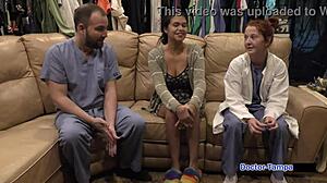 Dr Tampa's doin Angel Santana's first gyno exam