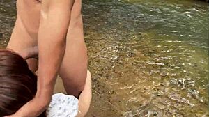 Petite Latina with Tiny Pussy Moans Loud by River on Stranger's BBC