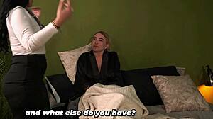 Big Ass Doctor's Lesbian Tryst with Busty Blonde