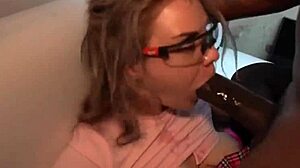 Ray Ray's tight pussy gets massively stretched by instructor King Louie's girthy black cock in class!