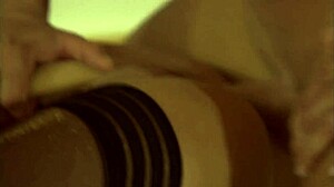 Slender Busty Beauty Offers Tight Shaved Pussy for Lick and Deep Ride