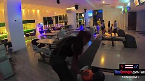 Thai Teen Sucks Boyfriend's Monster Cock Post-Bowling Game