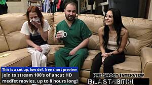 Blaire celeste moans through two blowjobs craving cum blast pov