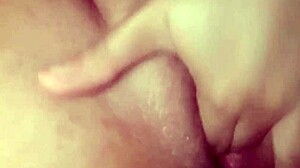 Watch My Small Foreskin Cock Explode While Neighbor Cums On Her Juicy Tits And Pussy!