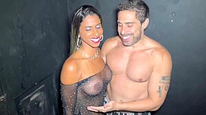 Wife Lets Godfather Rip Clothes And Pound Her Gaping Pussy At Swing House While Hubby Films!