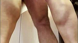 Spy Cam Catches Big Tits Milf Mommy Fingering Tight Pussy in Kitchen for Husband