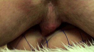 Fucking Bent-Over Russian Milf in Fishnets Deepthroating Gaping Asshole Doggystyle