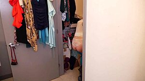 stepdad pumps creampie deep into party stepdaughter's womb