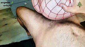 Curvy Brazilian Milf In Fishnets Takes Christmas Anal Creampie Sentones On Monster Cock