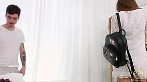 vikalita's juicy oiled pussy ridden hard at viju massage salon